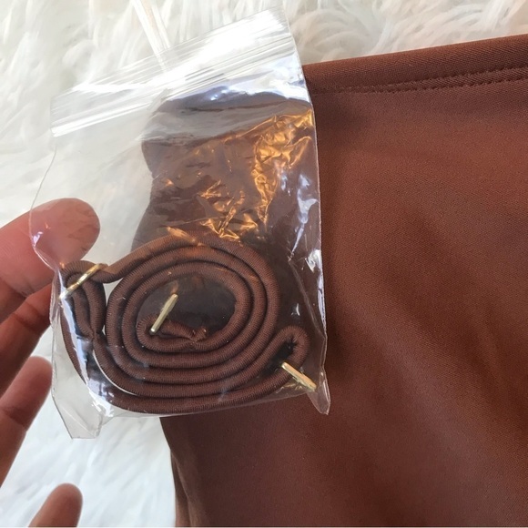 Kona Sol 1-Piece Swimsuit - Brown - NWT - S - Picture 5 of 10